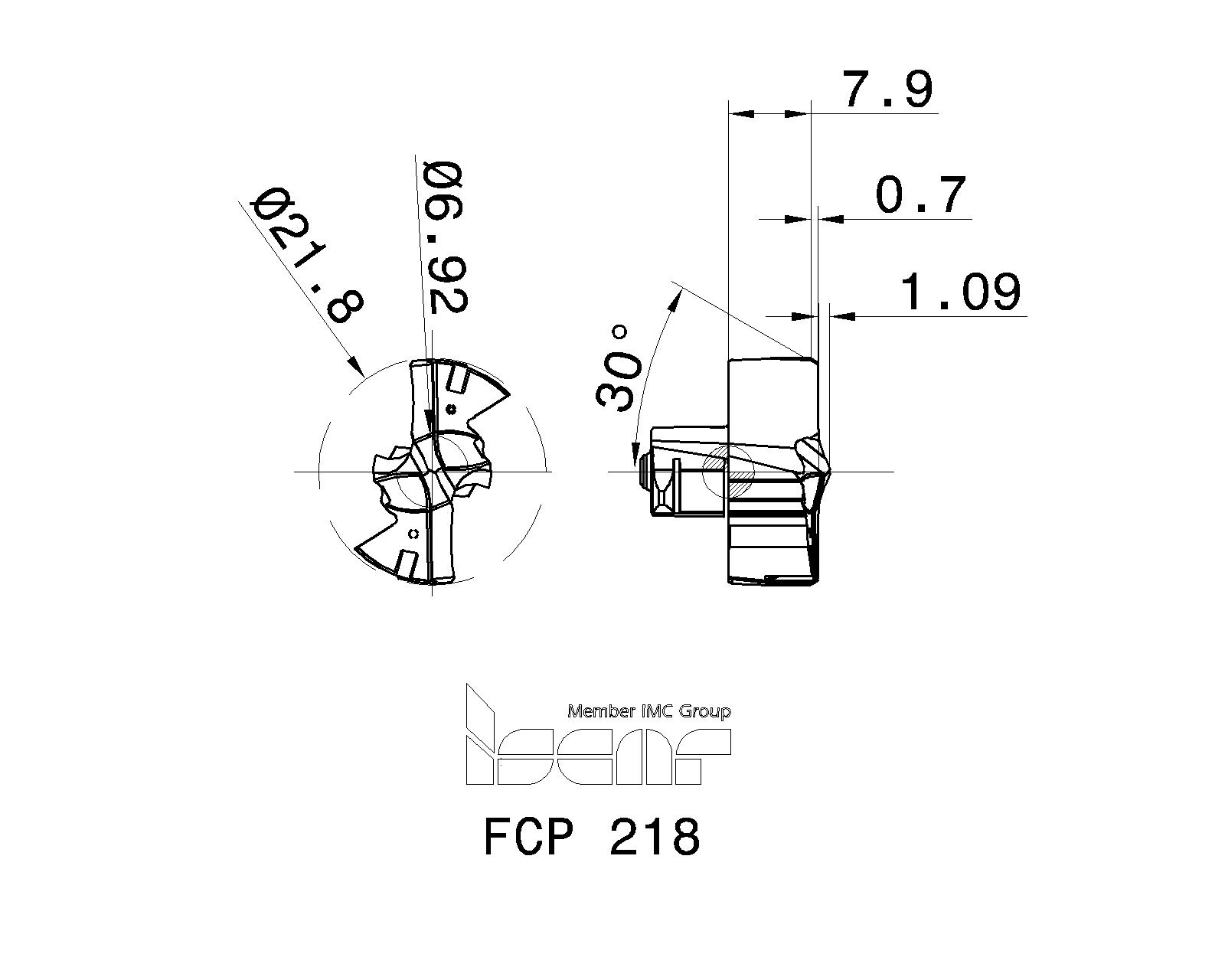 ISCAR Cutting Tools Metal Working Tools FCP 5568178 FCP 218
