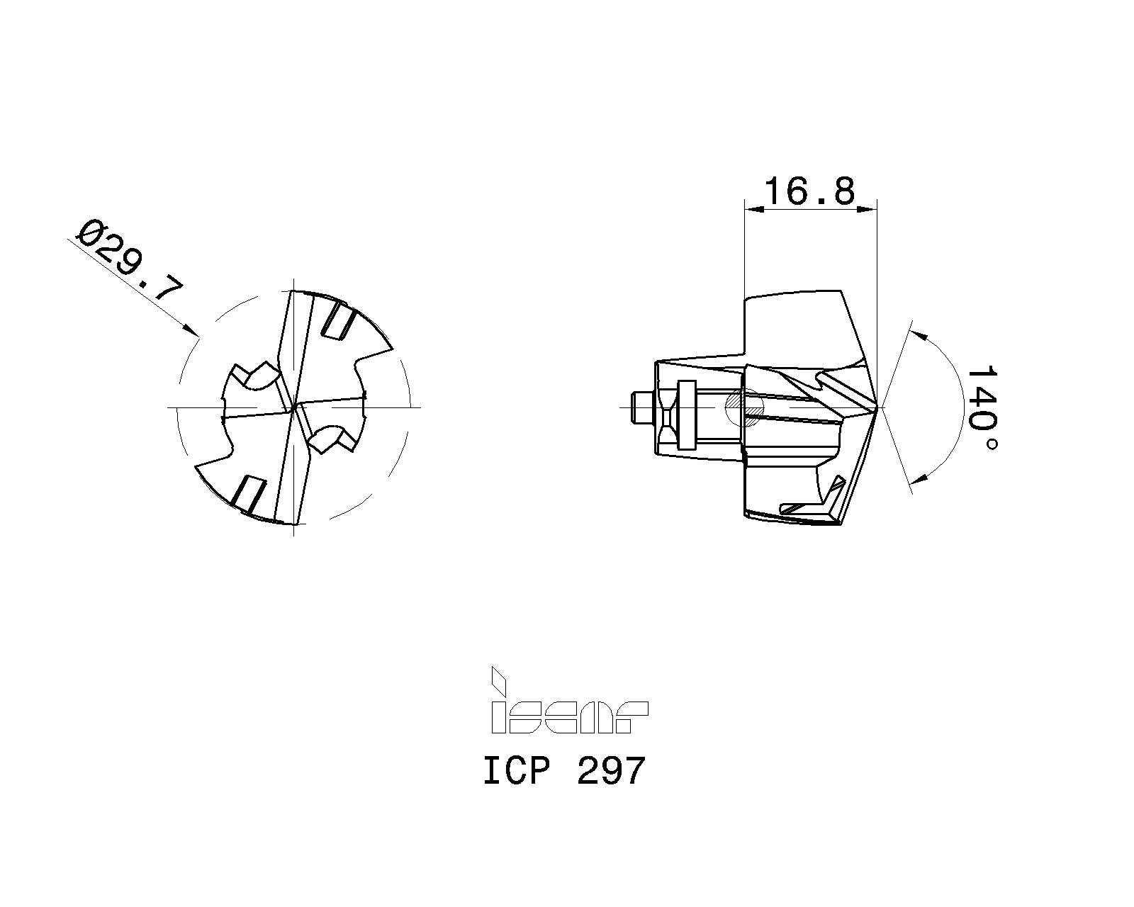 ISCAR Cutting Tools Metal Working Tools ICP 5568350 ICP 297