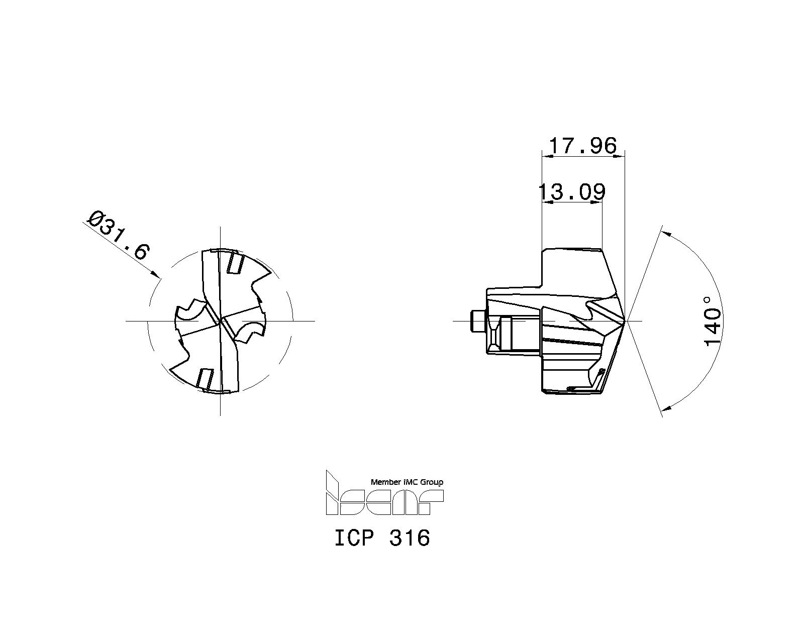 ISCAR Cutting Tools Metal Working Tools ICP 5568363 ICP 316