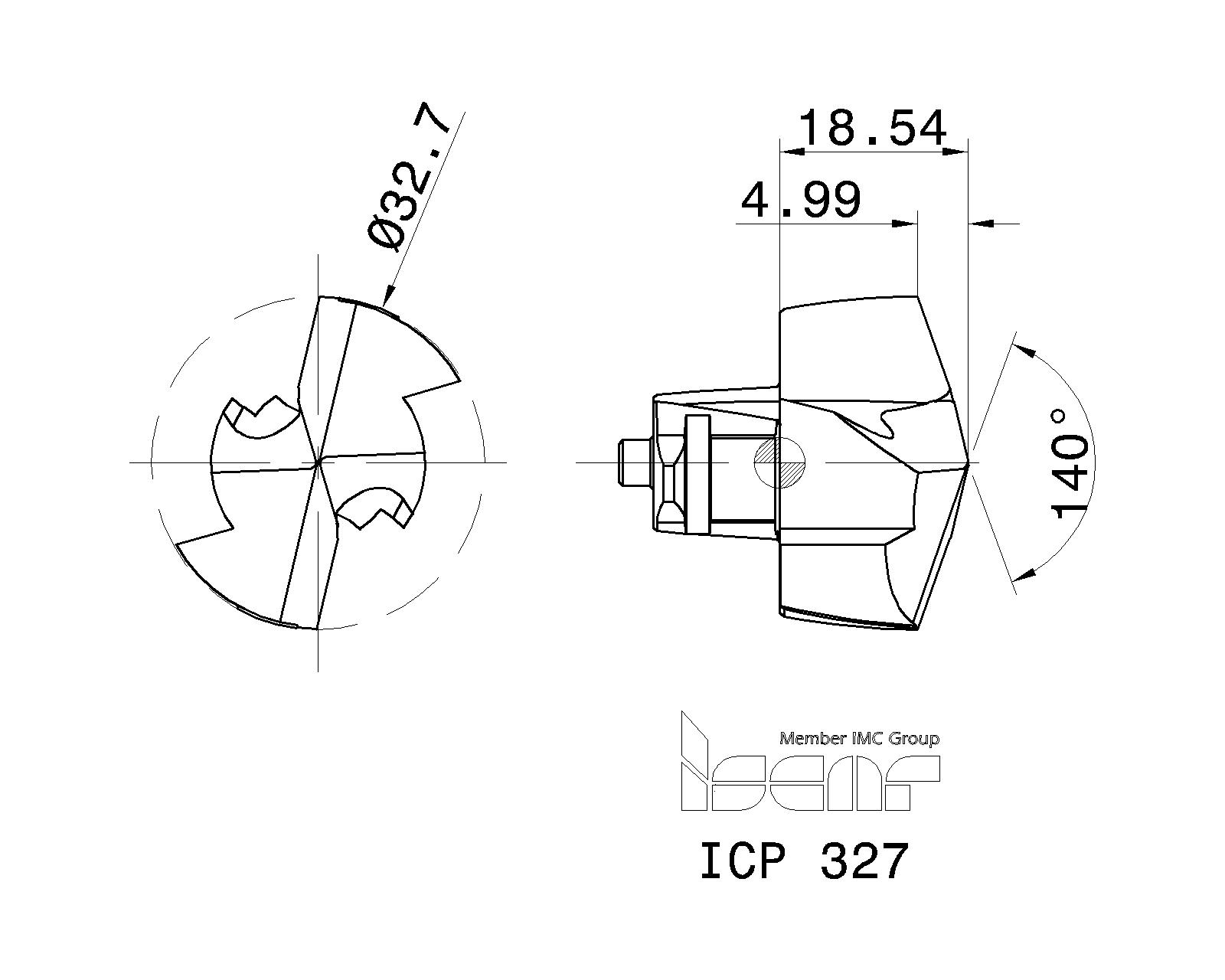 ISCAR Cutting Tools Metal Working Tools ICP 5568370 ICP 327