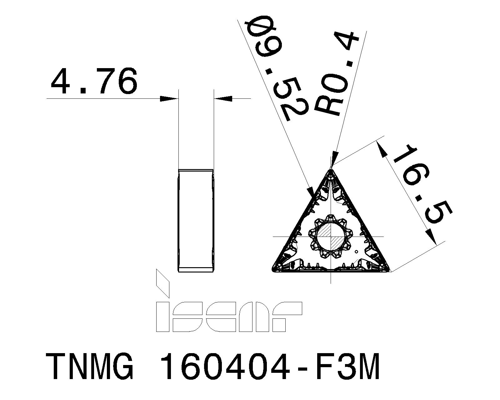 ISCAR Cutting Tools Metal Working Tools TNMGF3M 5568456 TNMG