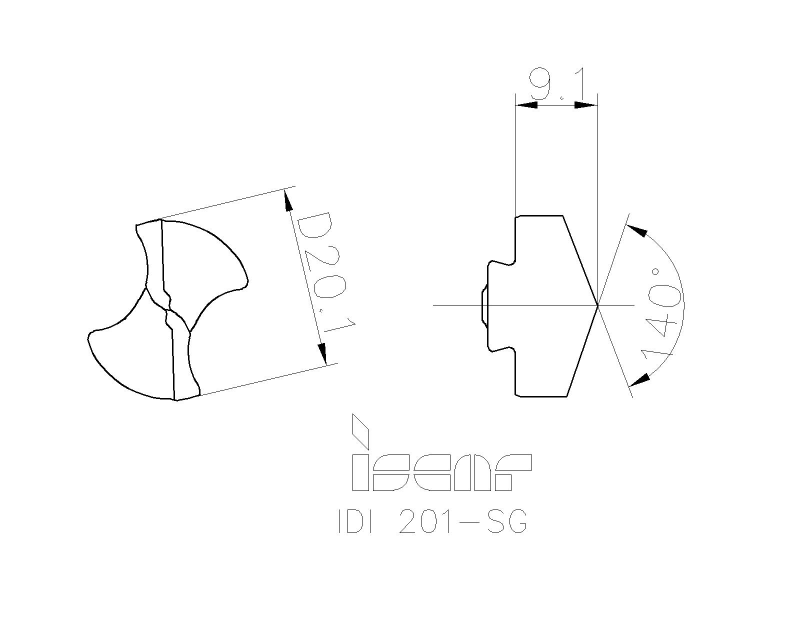 ISCAR Cutting Tools Metal Working Tools IDISG 5594849 IDI 201SG