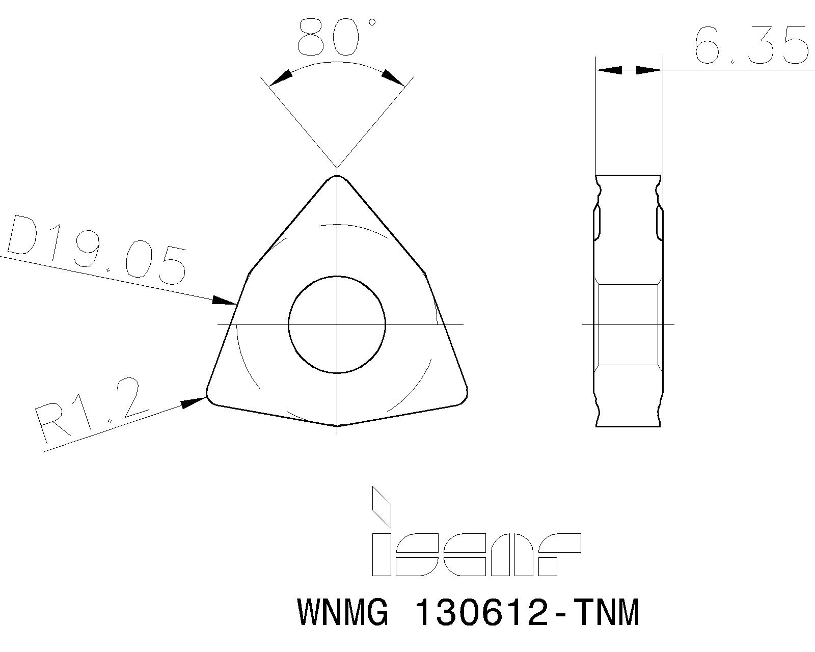 ISCAR Cutting Tools Metal Working Tools WNMGTNM 5595669 WNMG
