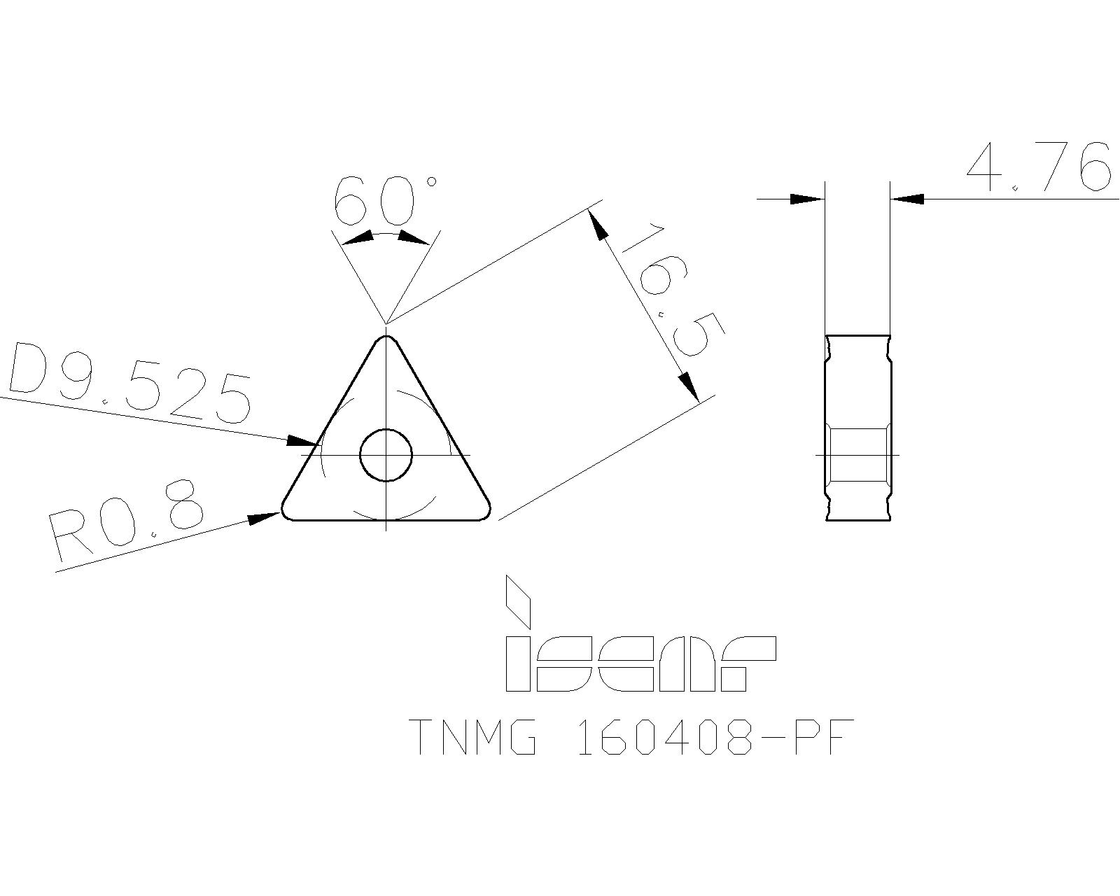 ISCAR Cutting Tools - Metal Working Tools - TNMG-PF : 5595966 - TNMG ...