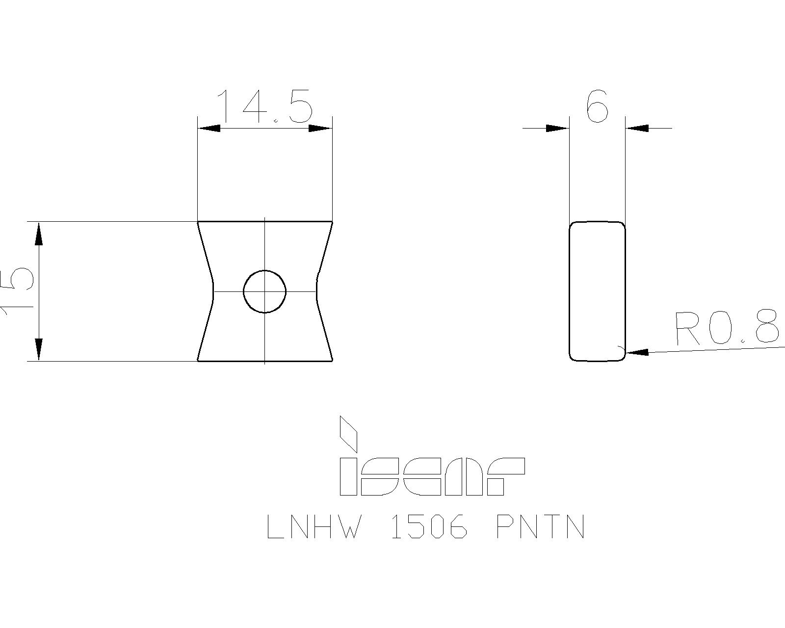 ISCAR Cutting Tools - Metal Working Tools - LNHW 1506 PNTN
