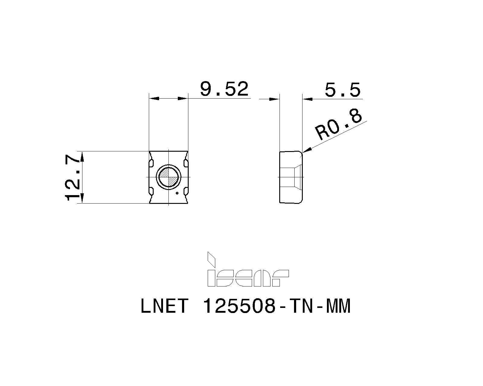 ISCAR Cutting Tools - Metal Working Tools - LNET 12-TN-MM