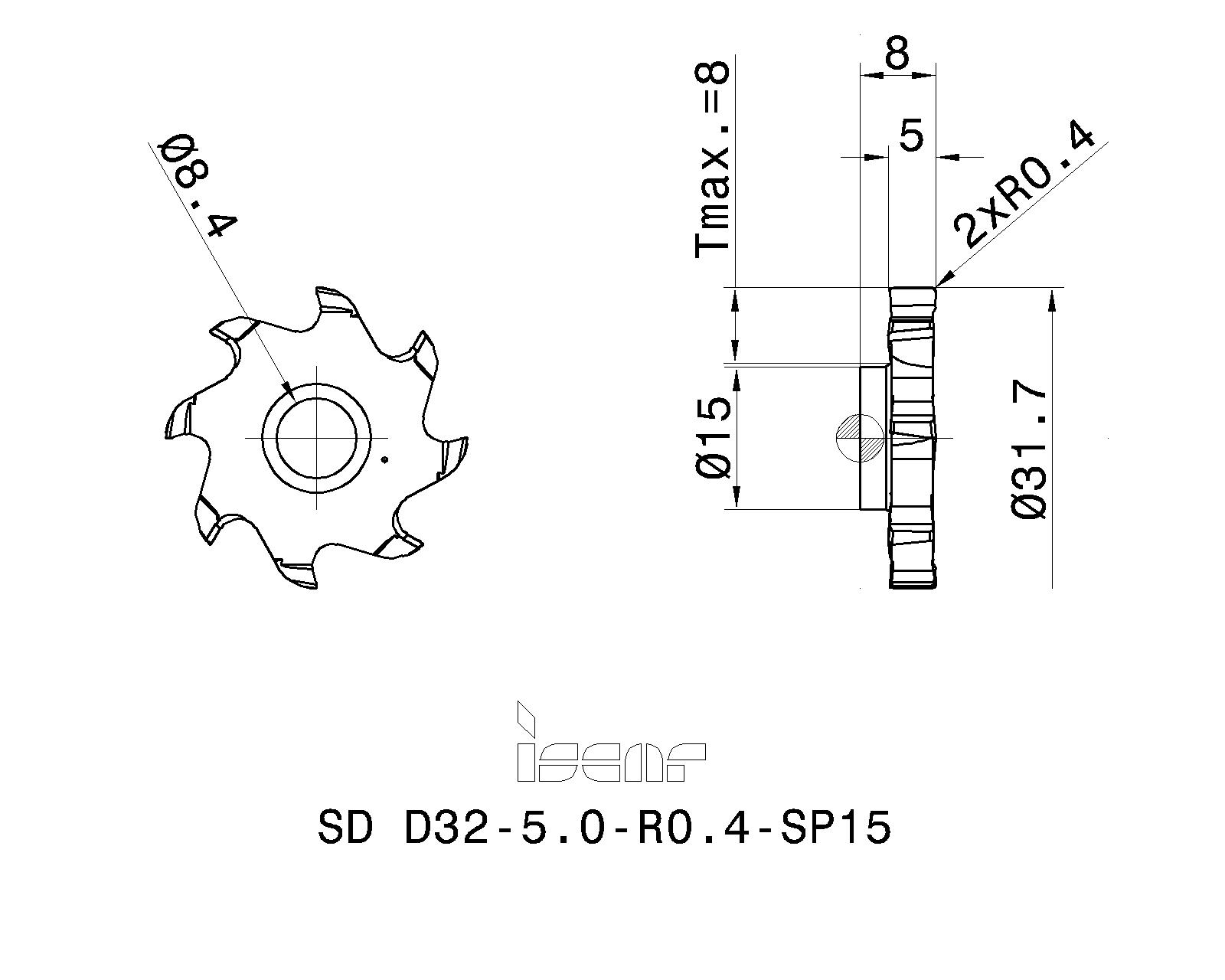 イスカル イスカル ロジック３カム ＩＣ９０８ H3P 176-IQ IC908【2個