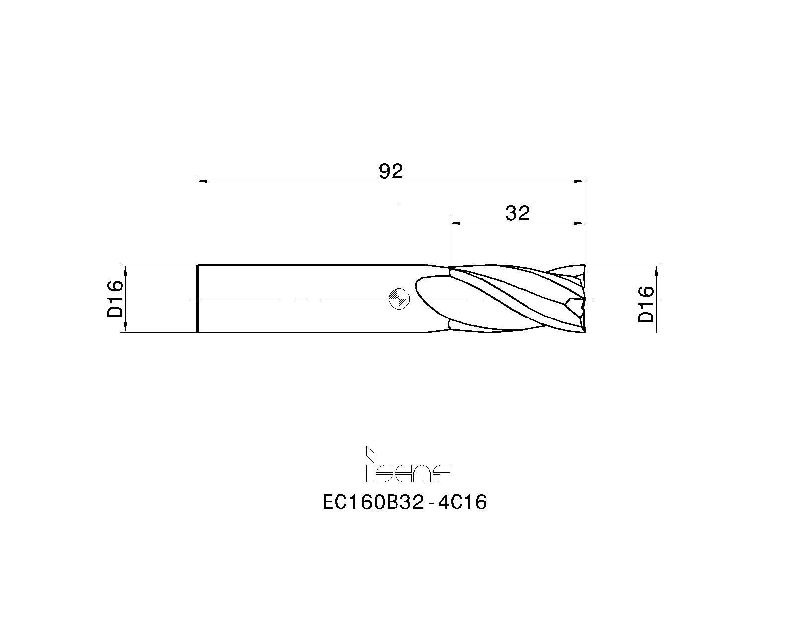 ISCAR Cutting Tools Metal Working Tools ECB4/4R 5620739 EC160B324C16