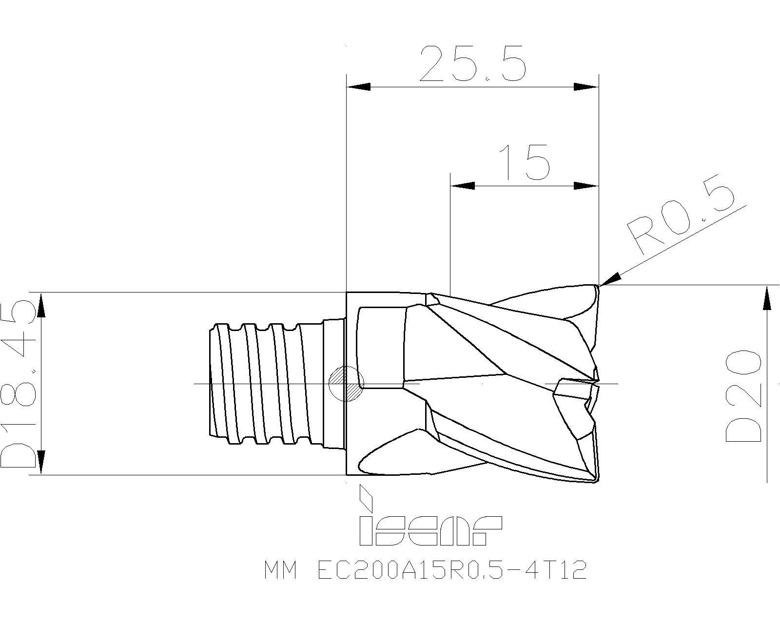12mm 3 Flute Insert Details about   NEW Sandvik EH-ER25-12-014 ER25 Quick Change Tool Holder
