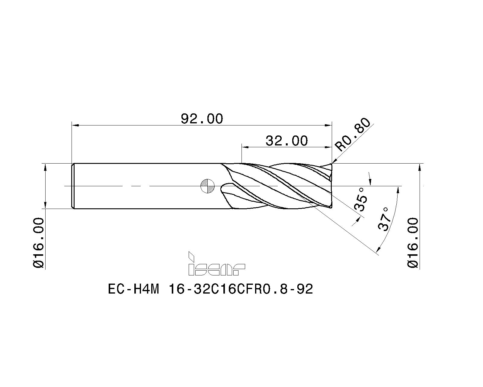 ISCAR Cutting Tools Metal Working Tools ECH4L/M/XLCFR 5622994