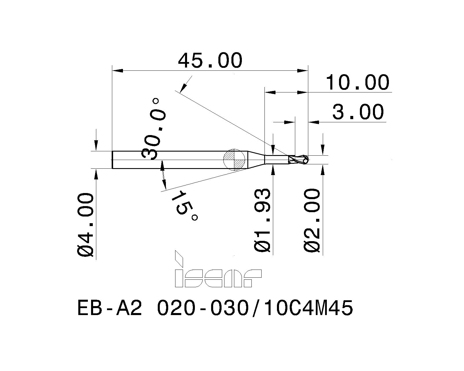 Iscar Cutting Tools Metal Working Tools Eb Rib Processing Eb 0 030 10c4m45