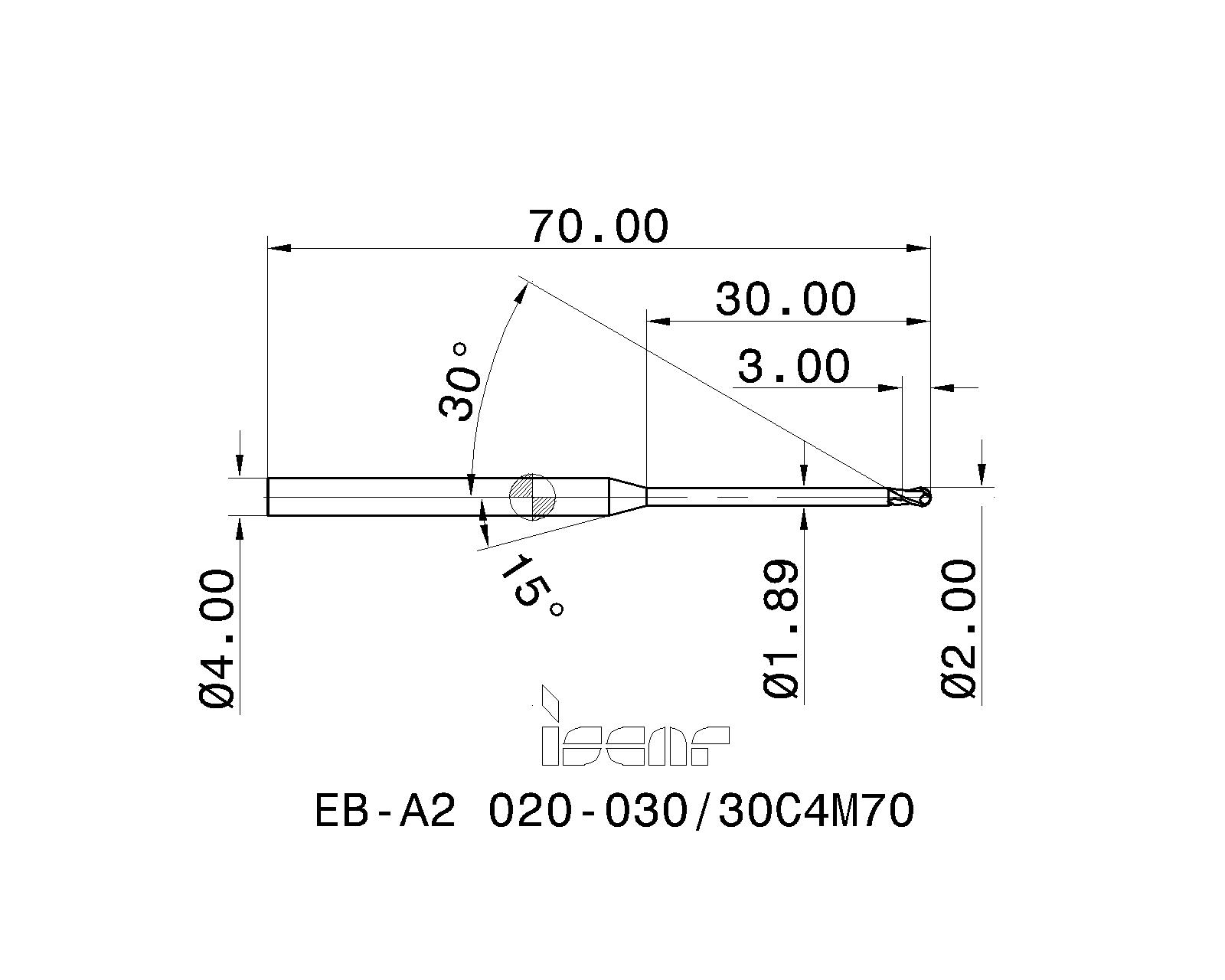 Iscar Cutting Tools Metal Working Tools Eb Rib Processing Eb 0 030 30c4m70