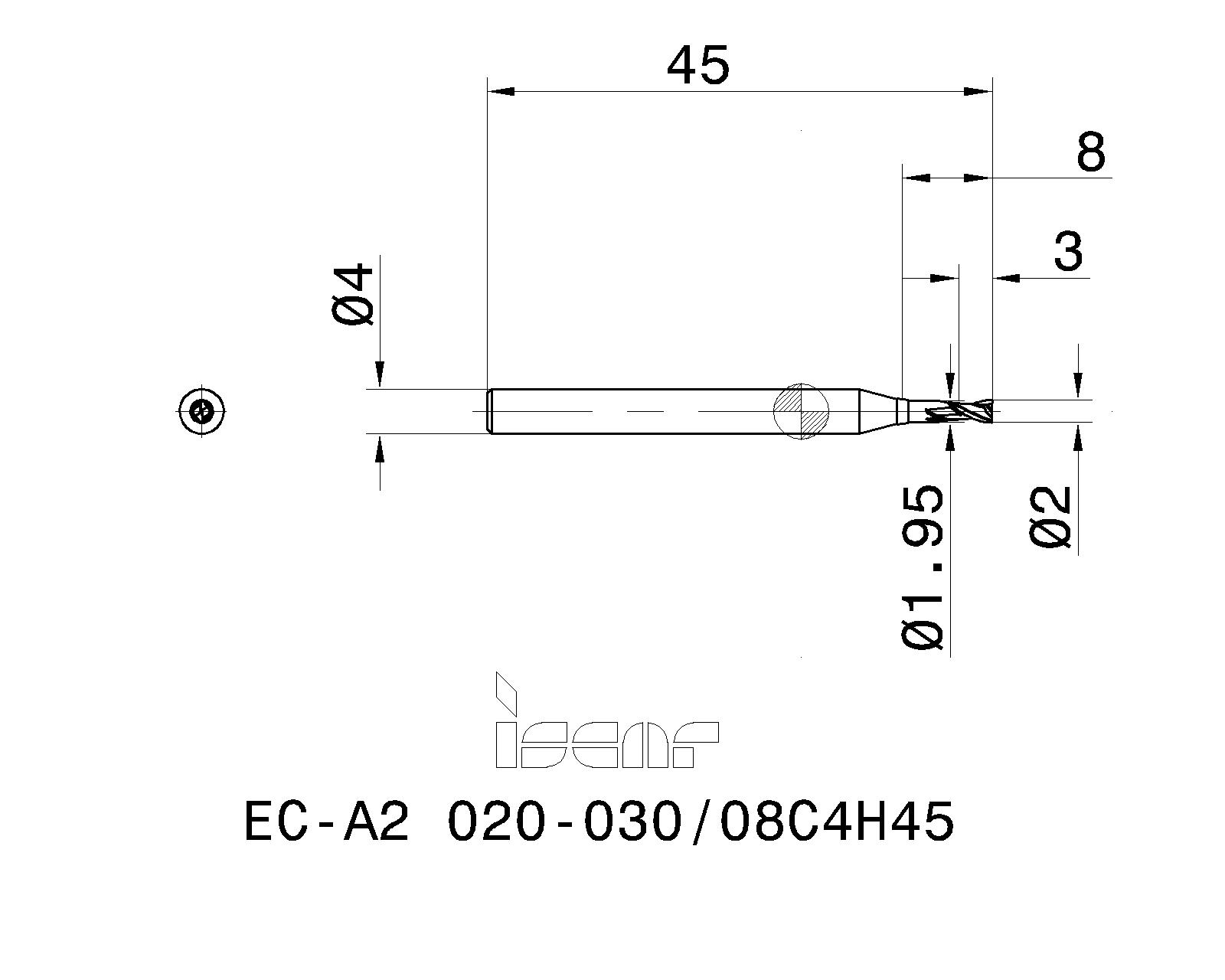 ISCAR Cutting Tools Metal Working Tools ECA2R/H (rib processing