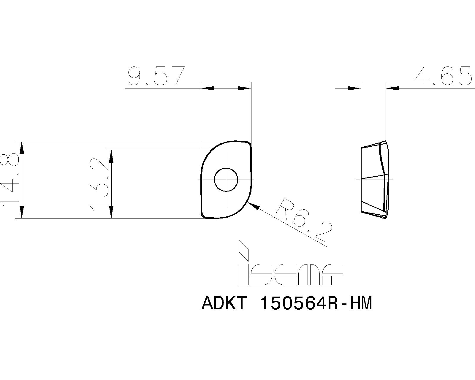 ISCAR Cutting Tools Metal Working Tools ADKT 1505..R/LHM 5697828