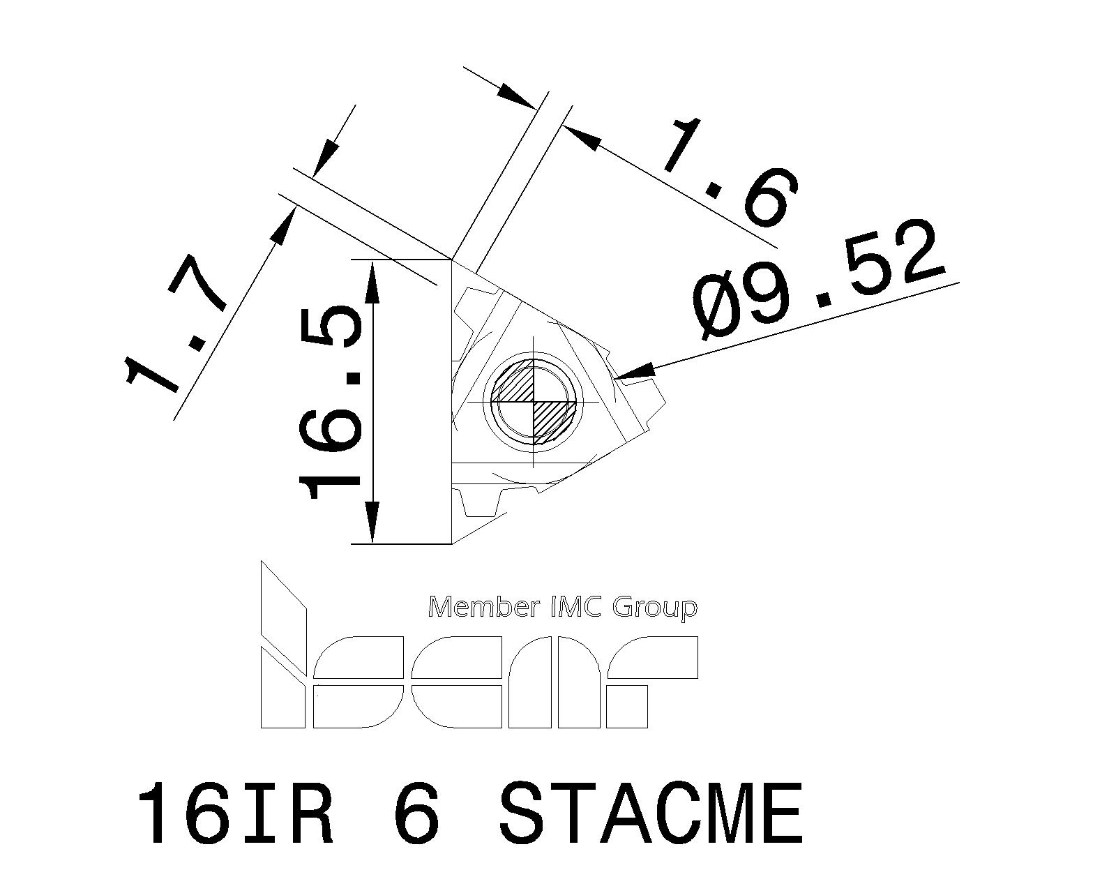 ISCAR Cutting Tools Metal Working Tools IR/LSTACME 5999474