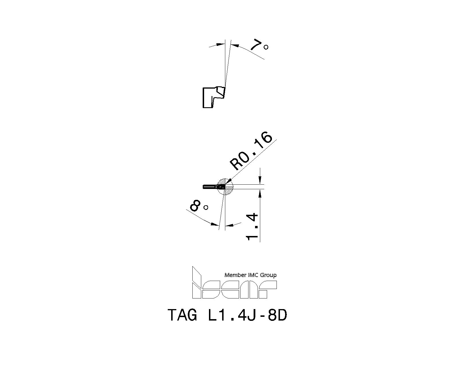 TAG L1.4J-8D IC807 TAG L1.4J-8D IC807