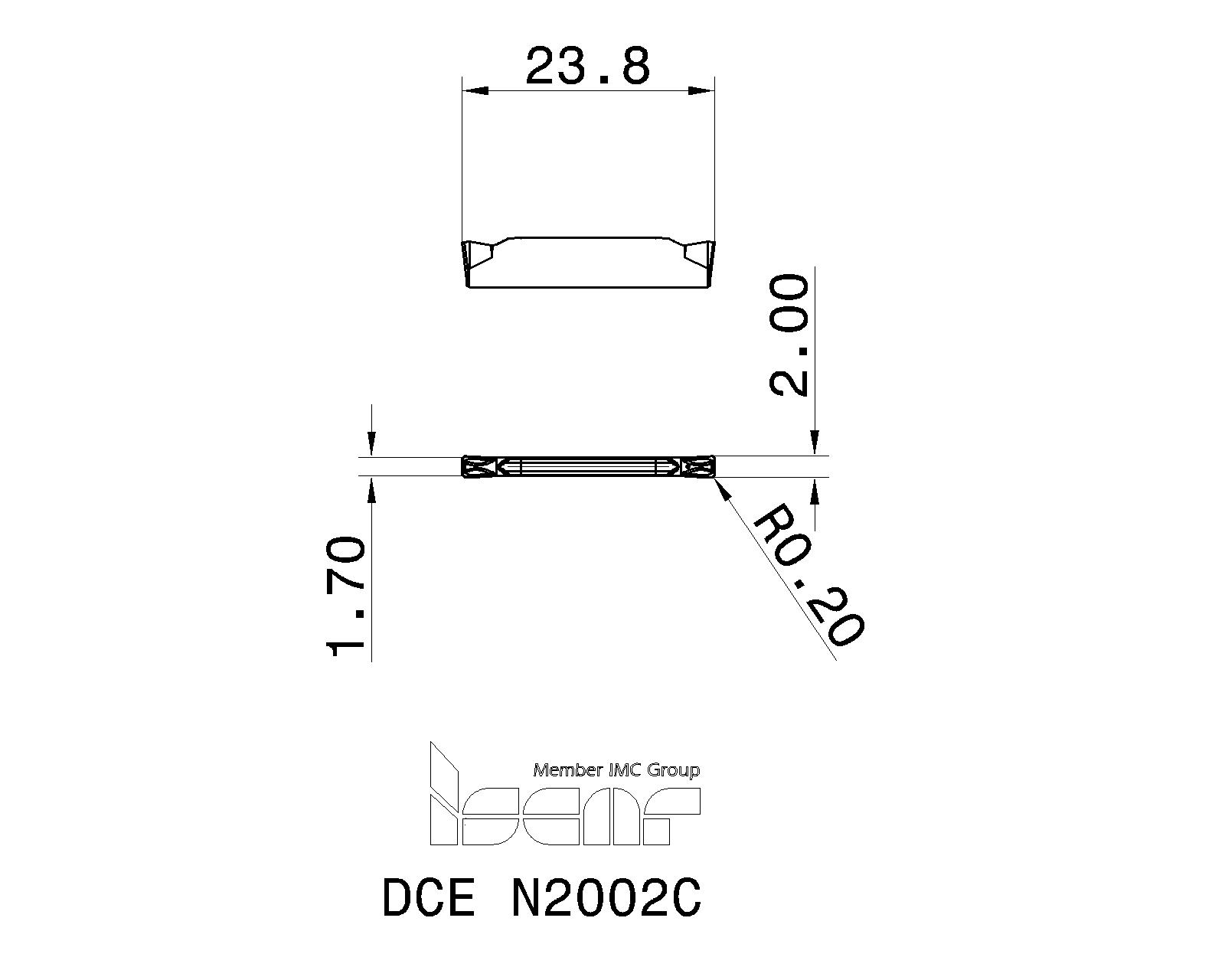 10x ISCAR Wendeplatten DCE N2002C IC1008 NEU mit Rechnung!!!