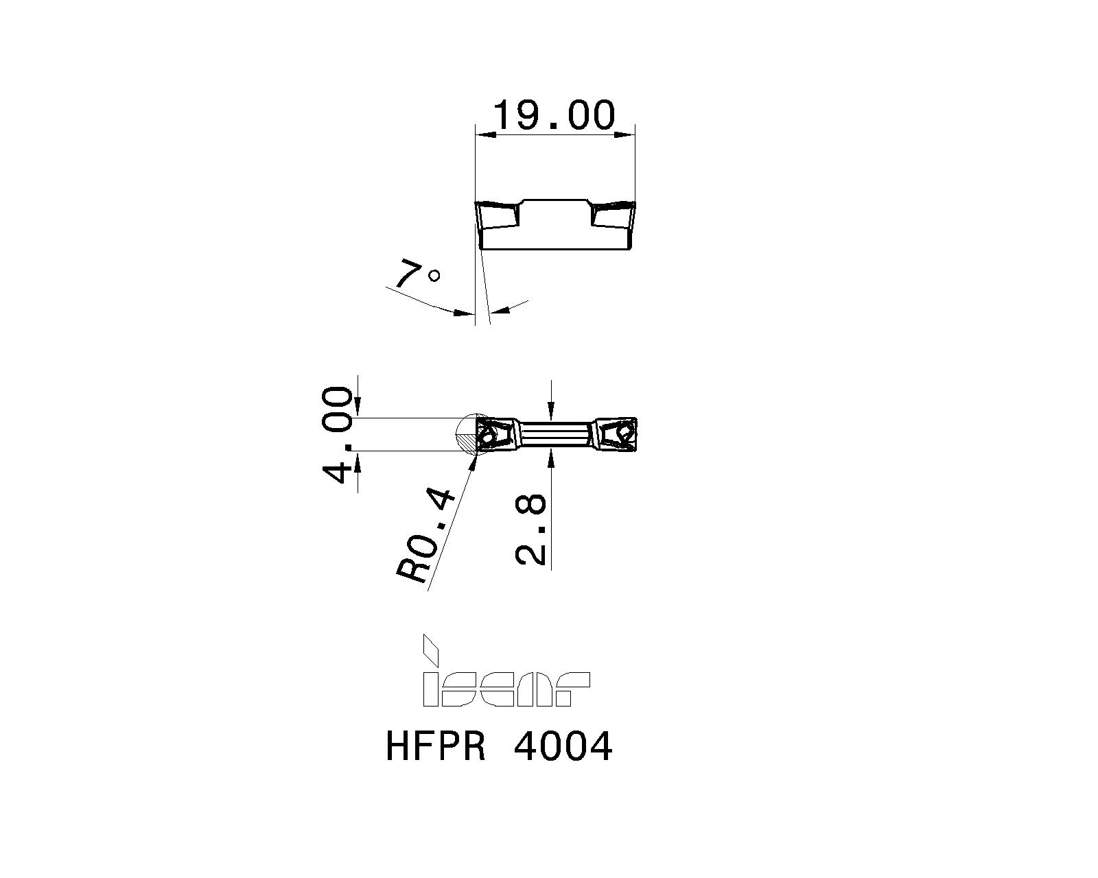 ISCAR Cutting Tools - Metal Working Tools - HFPR/L : 6290555