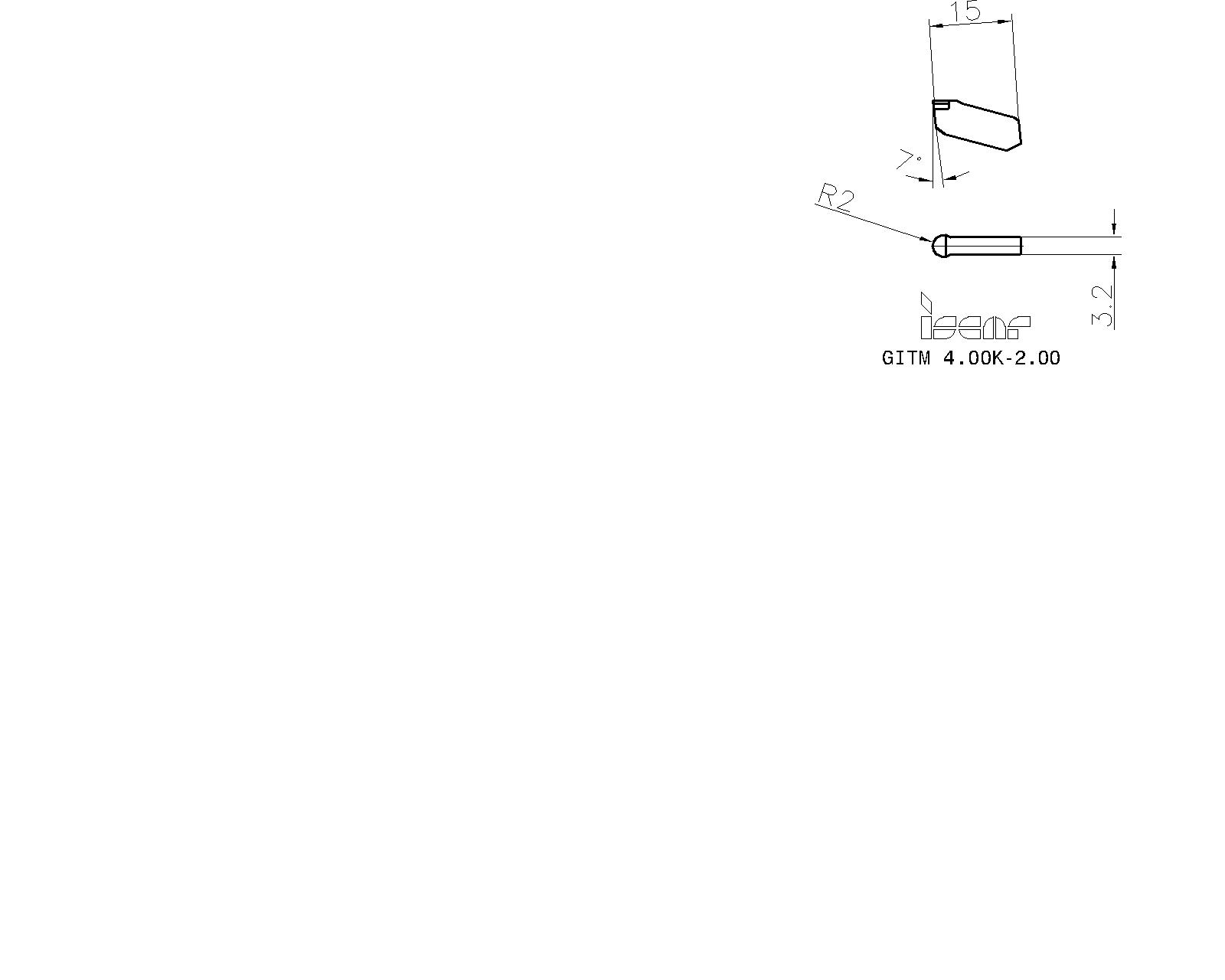 ISCAR Cutting Tools Metal Working Tools GITM (full radius