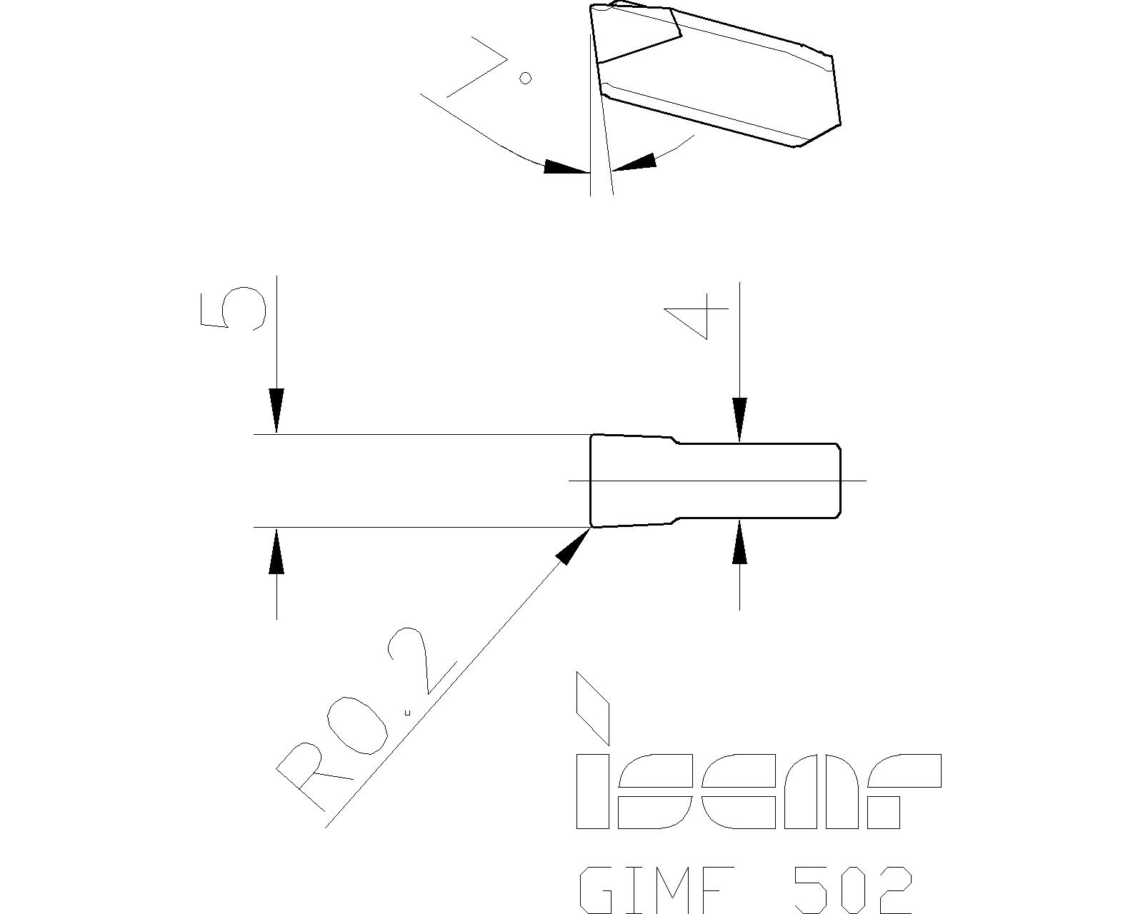 Details about   ISCAR GIMF 502 New Carbide Inserts Grade IC8250 10pcs 