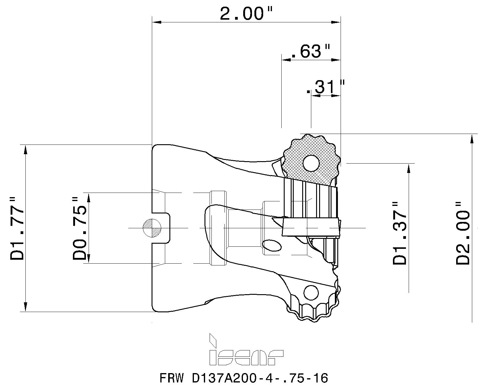 イスカル カムグルーブ チップ GIQR L-MT IC528 GIQR8-MT-0.05 IC528 )イスカルジャパン(株) - 4