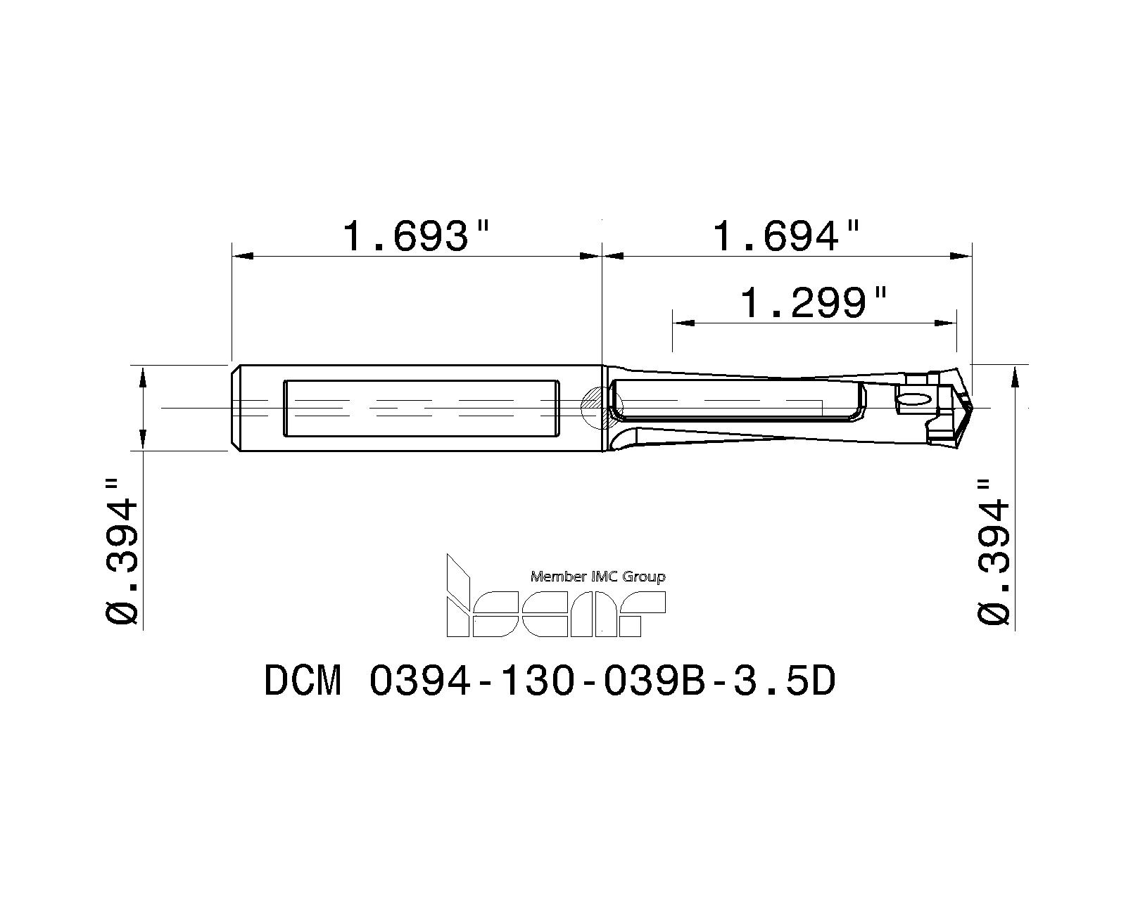 ISCAR Cutting Tools - Metal Working Tools - DCM-3.5D (.295-.823