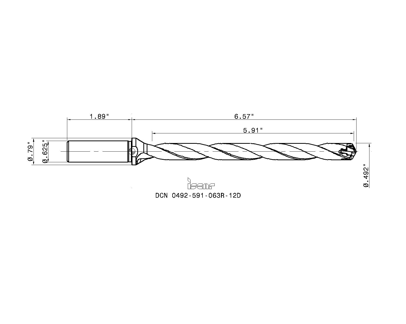 ISCAR Cutting Tools - Metal Working Tools - DCN R-12D : 3203236 ISCAR Cutting Tools - Metal Working Tools - DCN R-12D : 3203236