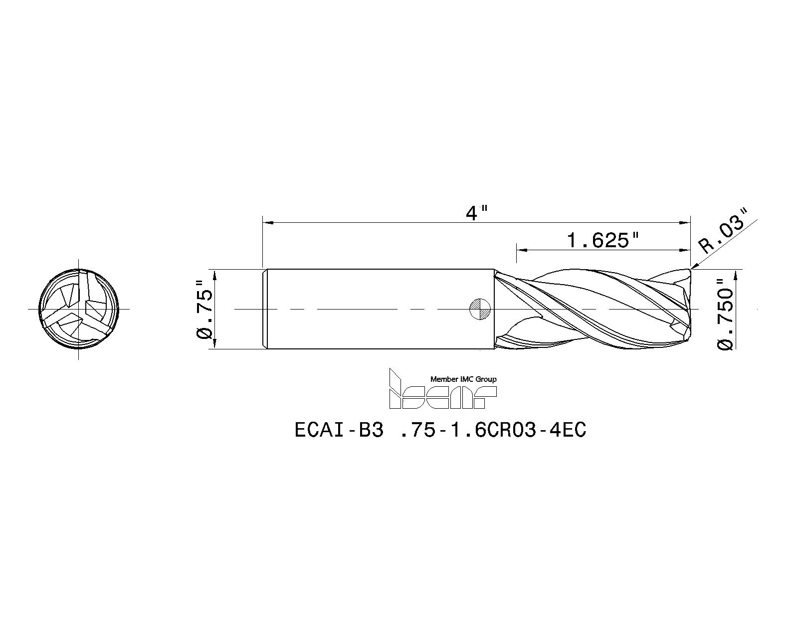 ISCAR Cutting Tools Metal Working Tools ECAIB3EC 3399250 ECAI