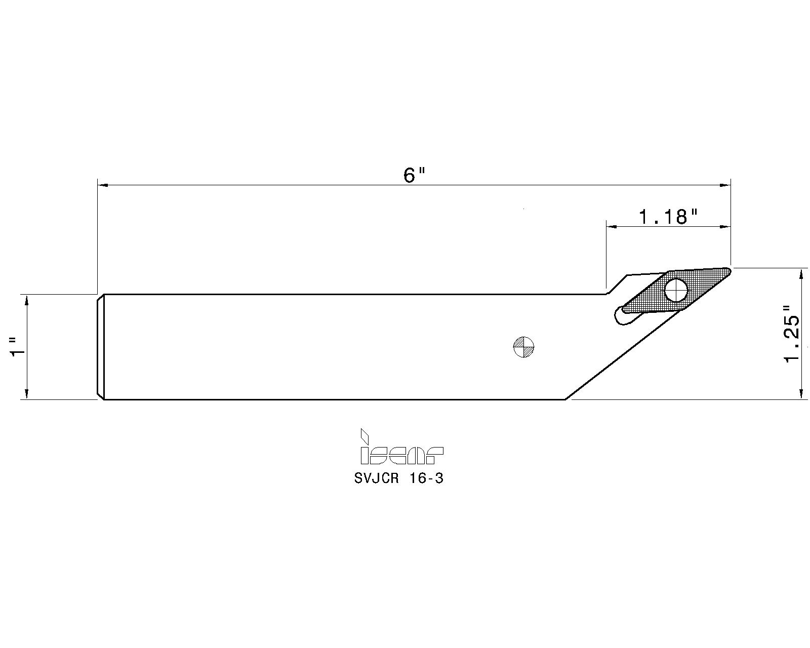 ISCAR Cutting Tools - Metal Working Tools - SVJCR/L : 3601071
