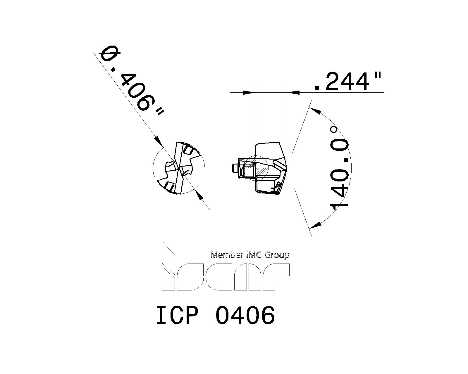 ISCAR Cutting Tools - Metal Working Tools - ICP : 5508370 - ICP 0406