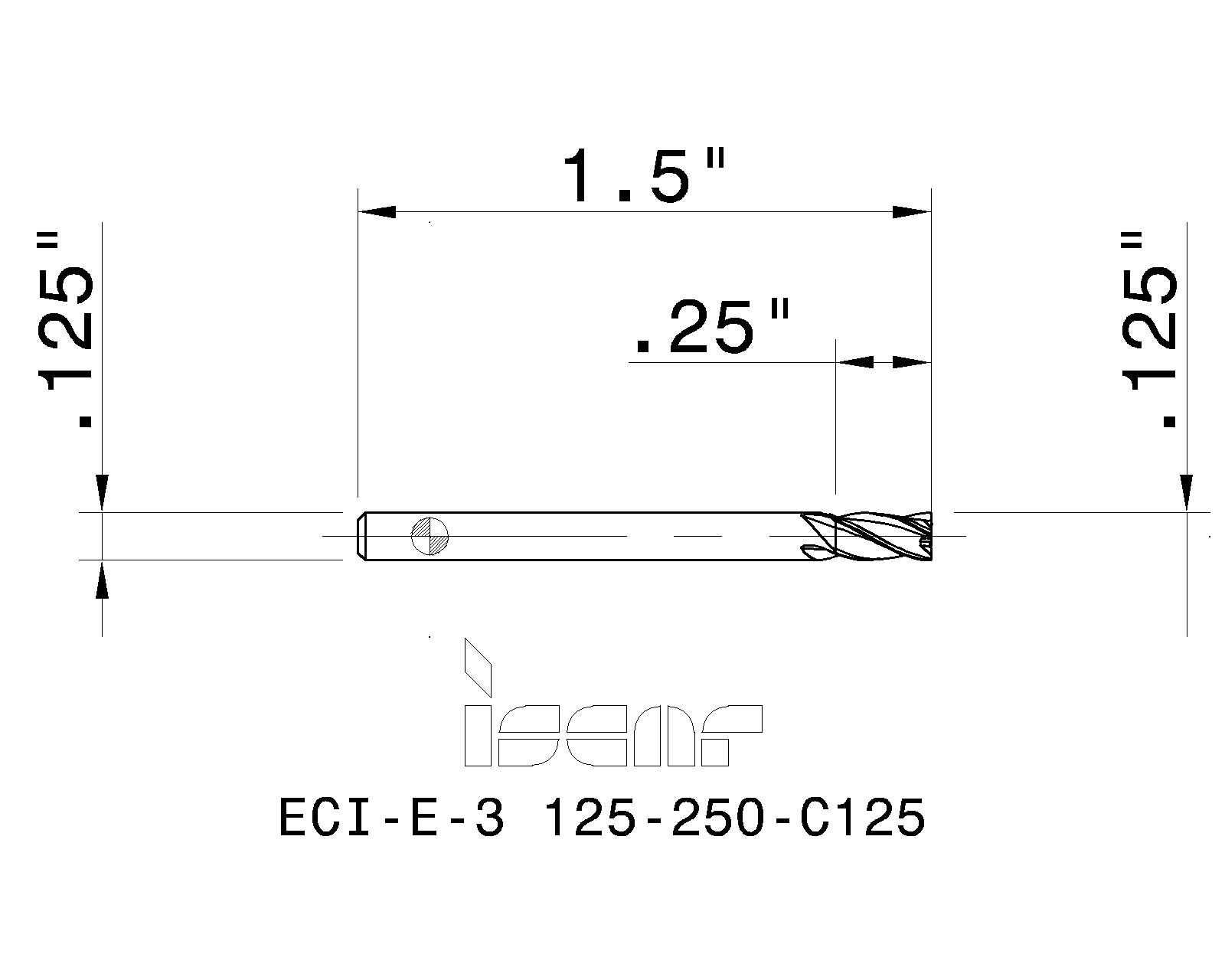 ISCAR Cutting Tools - Metal Working Tools - ECI-E-3 : 5620883