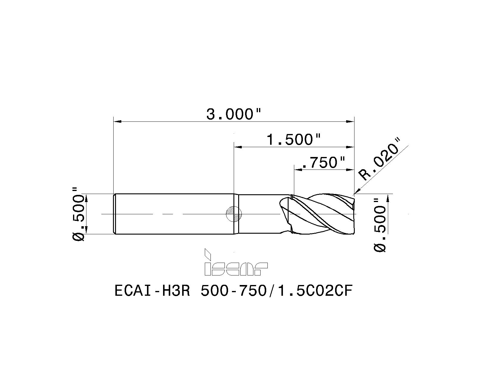 ISCAR Cutting Tools Metal Working Tools ECAIH3CF 5622919 ECAI