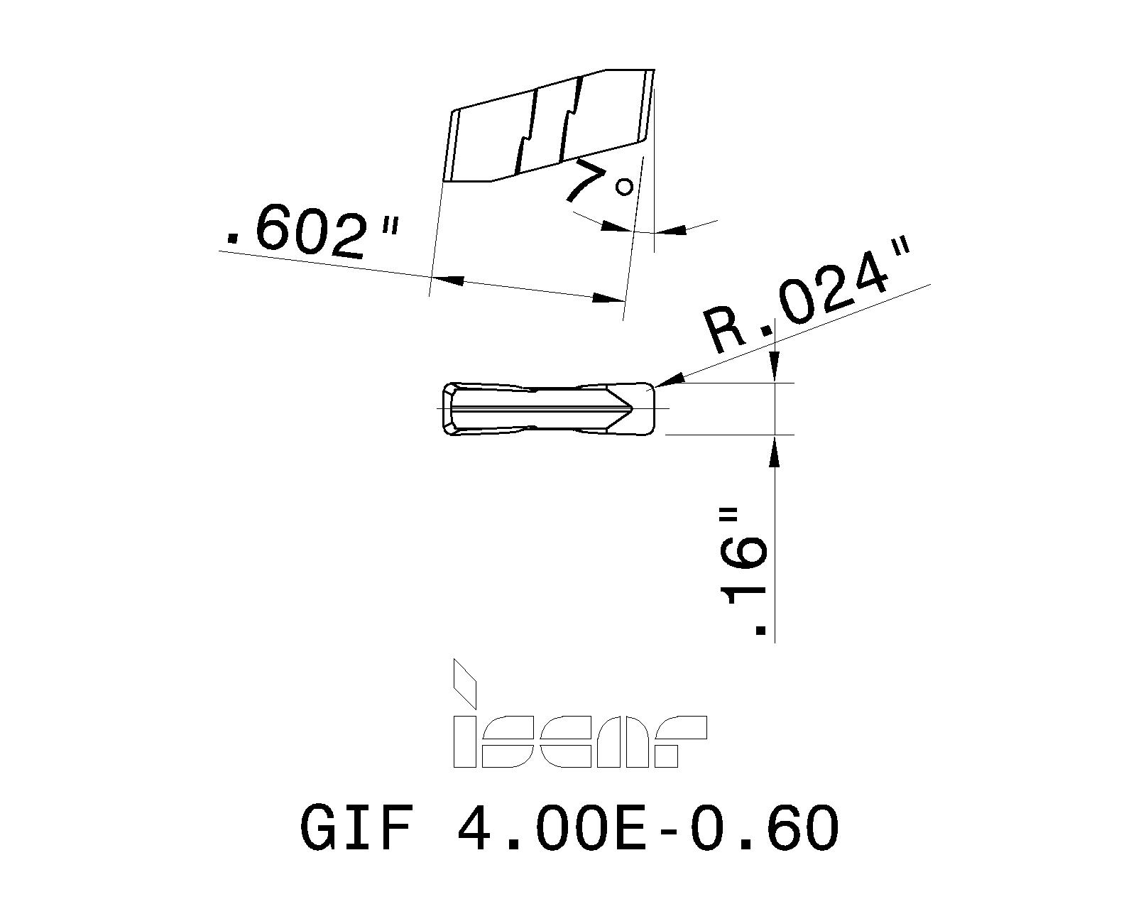 ISCAR Cutting Tools Metal Working Tools GIFE (W=.157.236