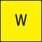 W TAP COLOR CODE (YELLOW)