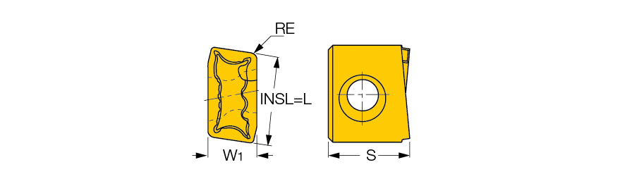LNMX 1608R-HF IC9150 ISCAR INSERTS