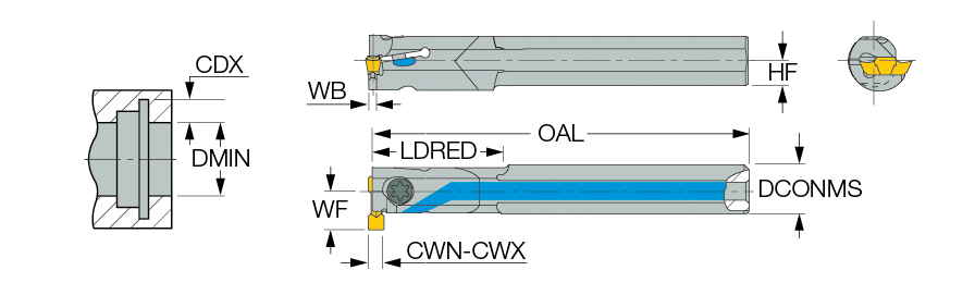 ISCAR Cutting Tools - Metal Working Tools - GEHIR/L-SC : 2801325 ISCAR Cutting Tools - Metal Working Tools - GEHIR/L-SC : 2801325