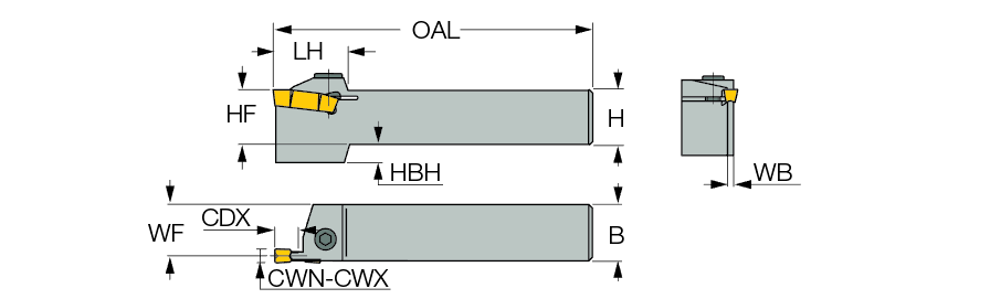 イスカル カットグリップ ホルダー GHDR L GHDR25-5 イスカルジャパン(株) - 4