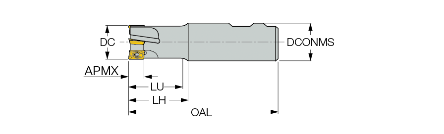 イスカル ヘリ2000 エンドミル HM90 E90A HM90E90A-D32-5-C32 イスカルジャパン(株) - 1