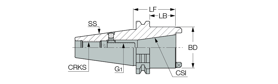 Iscar Cutting Tools Metal Working Tools Din Ad Din 50 Ad Bt Sk 40