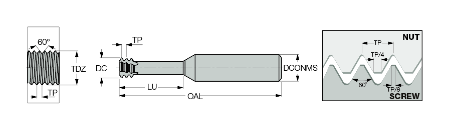 ISCAR Cutting Tools - Metal Working Tools - Threading - - MTECSH-ISO