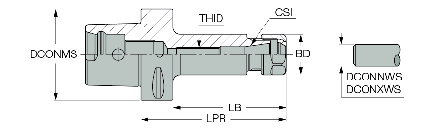 ISCAR Cutting Tools - Metal Working Tools - C#-ER : 4561363 - C6