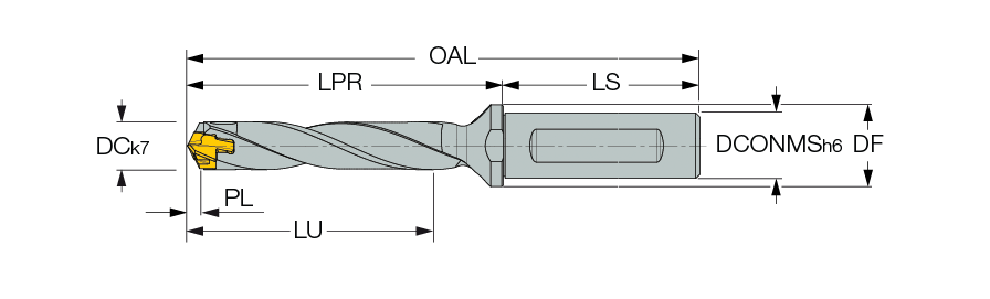 ISCAR Cutting Tools - Metal Working Tools - DCN A-5D : 3201678 - DCN  200-100-25A-5D