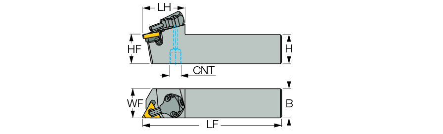 ISCAR Cutting Tools - Metal Working Tools - SER/L-JHP : 3326462