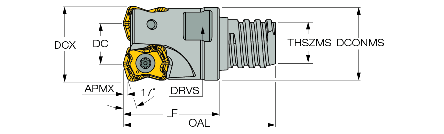ISCAR Cutting Tools - Metal Working Tools - FFX4 ED-MM : 3336688