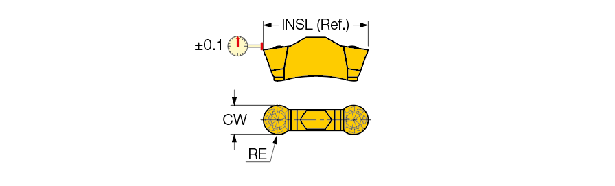 TGMF 315 IC635 ISCAR INSERT. loc M6 Details about   10 Pcs 