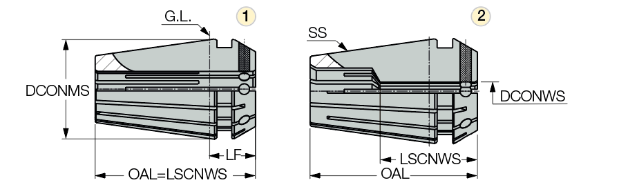 メーカー公式ショップ イスカル ERスプリングコレット ER-SPR ER32 SPR 3- イスカルジャパン 株