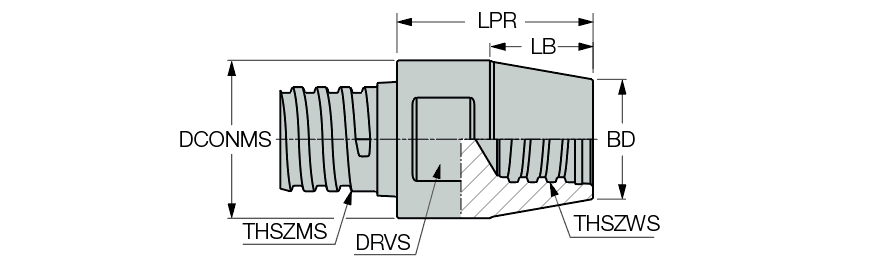 イスカル マルチマスター Tスロッターミーリングヘッド MM TS-H IC328