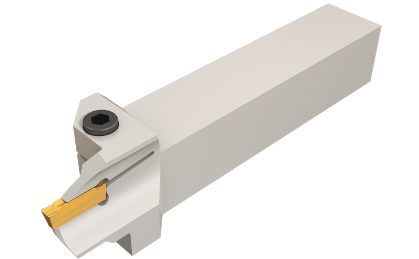 ISCAR Heliface Facing Holder : 0.157 Overall Length : Maximum Depth of Cut : 0.98 s MODEL : HFHR 25.4-100-4T25 Cutting Direction: Right Hand Accepts Insert Width